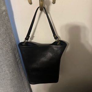 Parker Thatch micro Jane in black leather. EUC